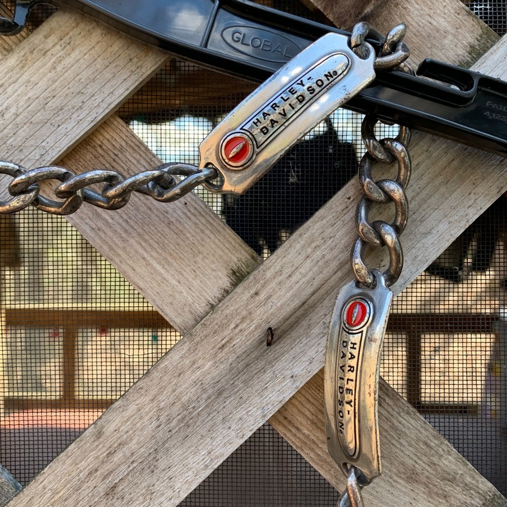 Vintage Harley Davidson Chain Belt